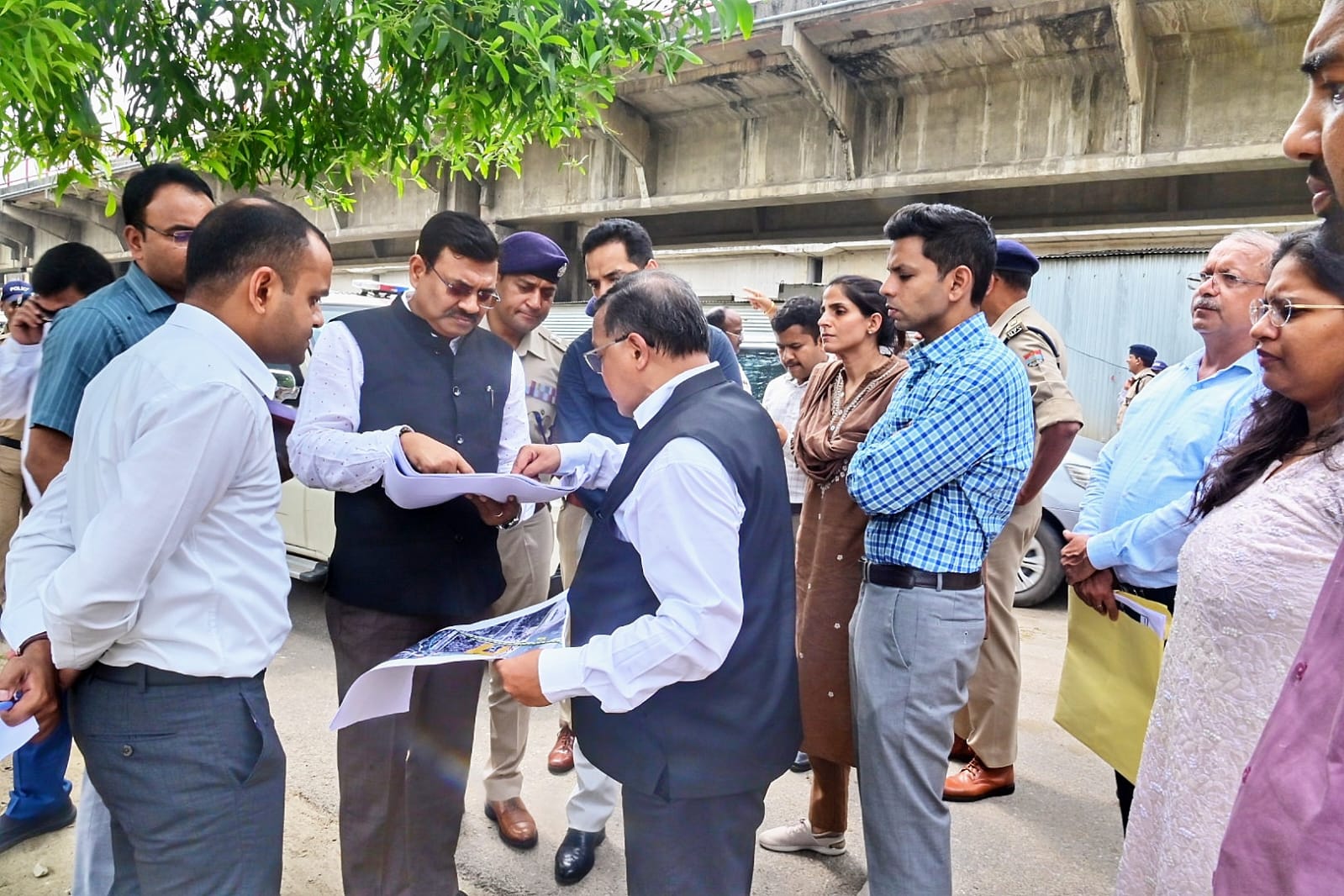 मुख्य सचिव ने किया  कुंभ मेल क्षेत्र का स्थलीय निरीक्षण